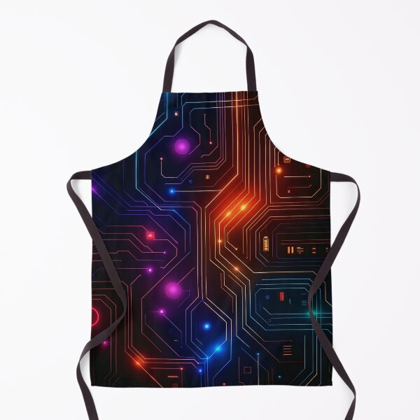 Item preview, Neon Circuit Flow designed and sold by Kaleidoscope Print.