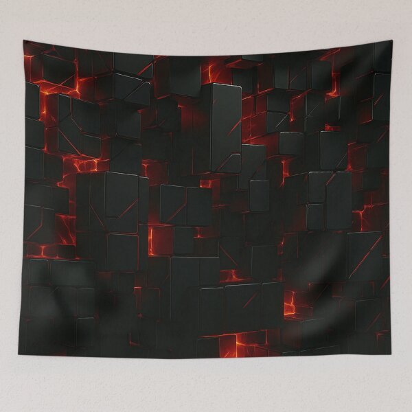 Item preview, Inferno Blocks designed and sold by Kaleidoscope Print.