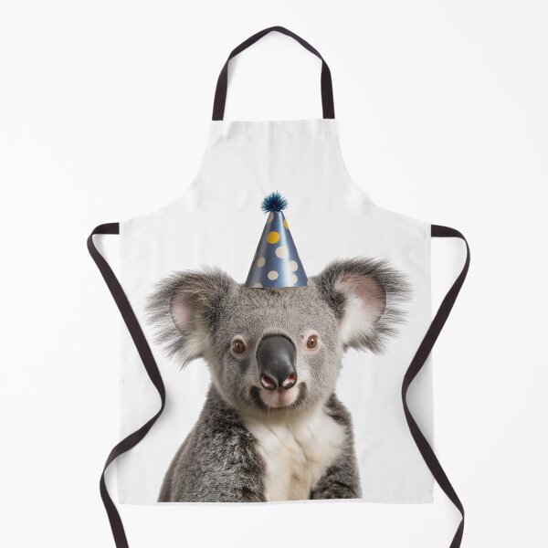 Item preview, Funny Koala Wearing Birthday Party Hat designed and sold by LazyOwlStore.