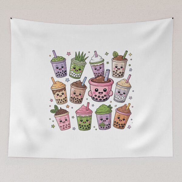 Item preview, Smiling bubble tea  designed and sold by jkrphoto.