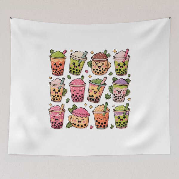 Item preview, Smiling bubble tea  designed and sold by jkrphoto.