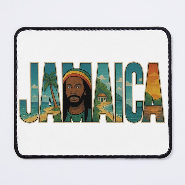 Item preview, Jamaica Vintage Travel Typography of World Cities designed and sold by Vstarcre8tive.