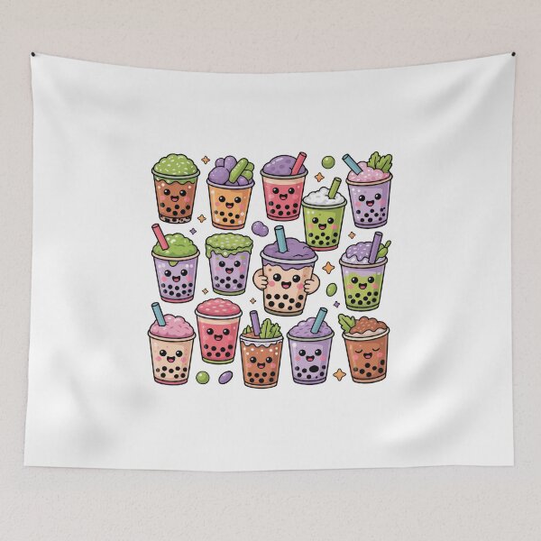 Item preview, Smiling bubble tea  designed and sold by jkrphoto.
