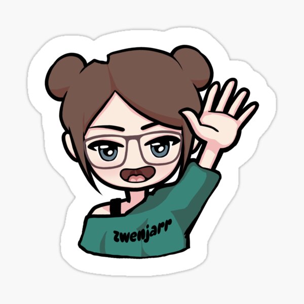 zwenjarr says hi Sticker
