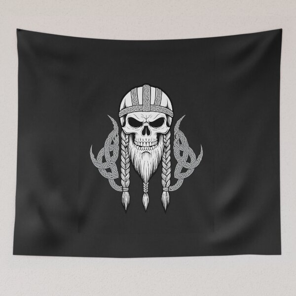 Item preview, Badass Viking Skull designed and sold by HairySausage.