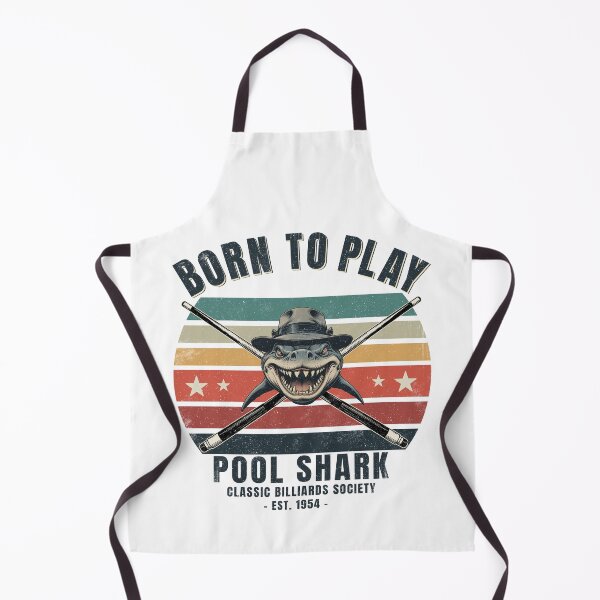 Item preview, Pool Shark - Born to Play Pool (Retro Vintage Style) designed and sold by Derlek.