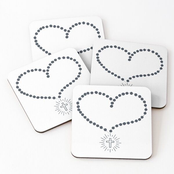 Item preview,  Holy Cross Silhouette and Mother Mary Line Art | Minimalist Catholic Design designed and sold by CrossCrafted.
