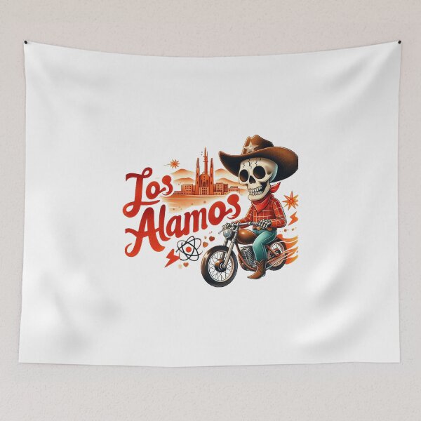 Item preview, Los Alamos, Funny skeleton Los Alamos designed and sold by vectcd.