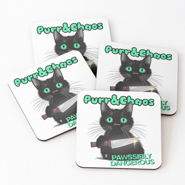 Item preview, Purr & Chaos - pawssibly dangerous designed and sold by maggiehuth.