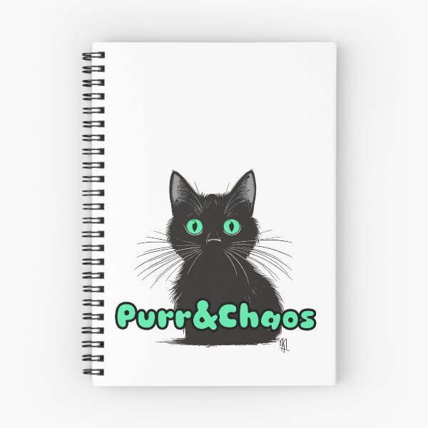 Item preview, Purr & Chaos - cat designed and sold by maggiehuth.