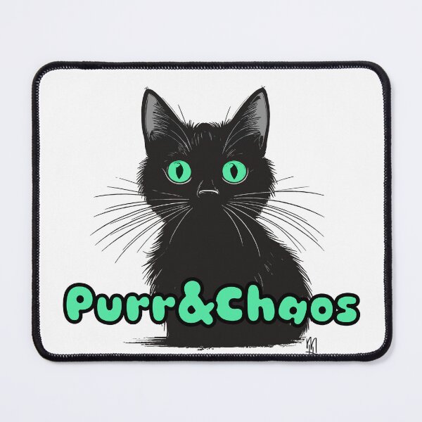 Item preview, Purr & Chaos - cat designed and sold by maggiehuth.