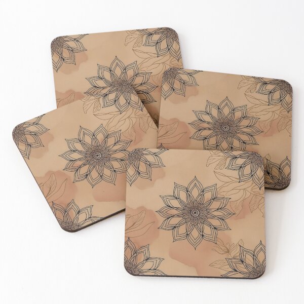 Item preview, Minimal Mindful Lotus Zen Spiritual Floral Botanical Art designed and sold by GracePaigePlaza.