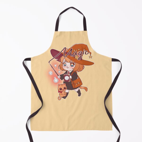 Item preview, Griffin House Witch Girl and Magic Cat – Kawaii Wizard Vibes designed and sold by BGMeYou.