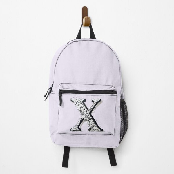 Item preview, Monogram Letter X – Black and White Doodle Alphabet Initial designed and sold by -justb-.