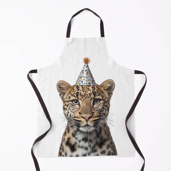 Item preview, Funny Leopard Wearing Birthday Party Hat designed and sold by LazyOwlStore.
