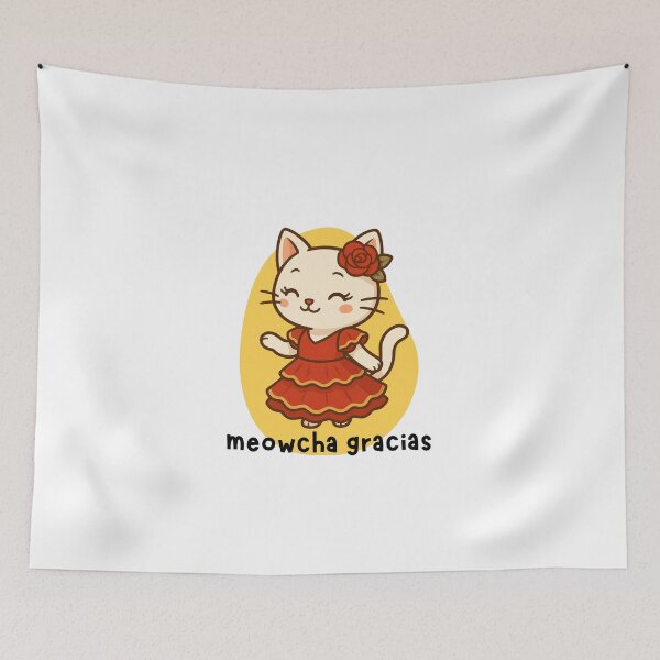 Item preview, Meowcha Gracias designed and sold by WynnieShop.