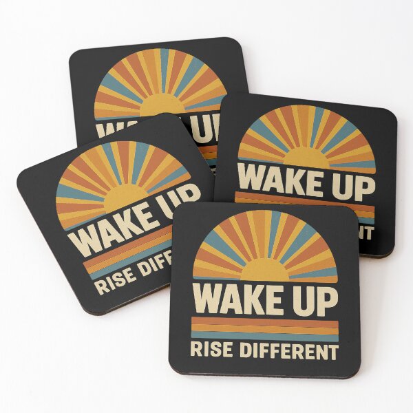 Item preview, Wake Up - Rise Different - Retro designed and sold by wakeup-brand.