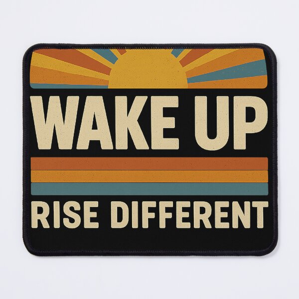 Item preview, Wake Up - Rise Different - Retro designed and sold by wakeup-brand.