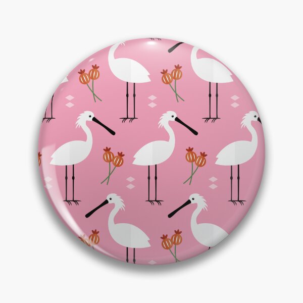 Item preview, Spoonbills on pink designed and sold by reneesillus.