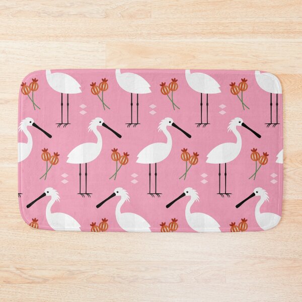 Item preview, Spoonbills on pink designed and sold by reneesillus.