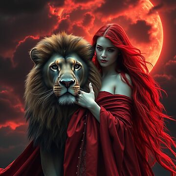 Artwork thumbnail, Lion Queen by LenCarol