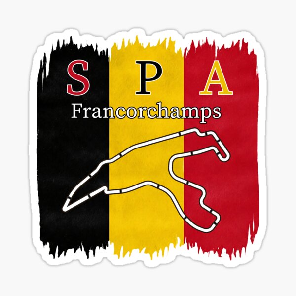 Aperçu de l'œuvre Spa Francorchamps F1 créée et vendue par semihemre.