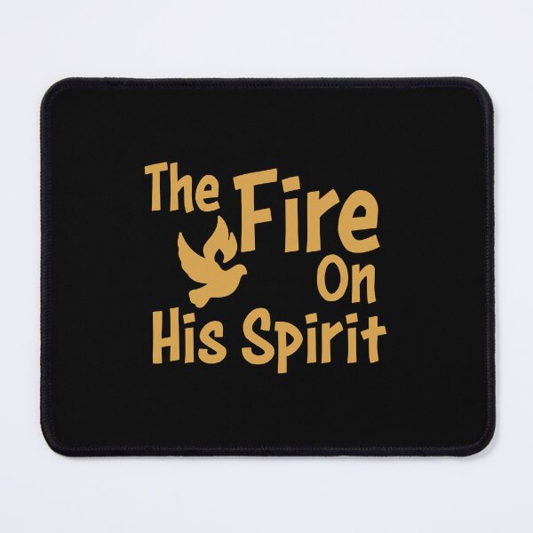 Item preview, Pentecost Sunday Art – Holy Spirit Dove with Flames of Fire Christian Design designed and sold by CrossCrafted.