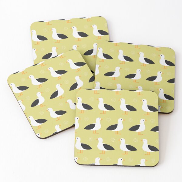 Item preview, Albatrosses on green designed and sold by reneesillus.