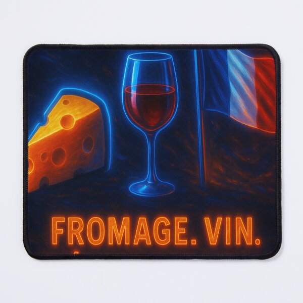 Item preview, Fromage. Vin. Revolution. – French Pride in neon designed and sold by StudioCultura.
