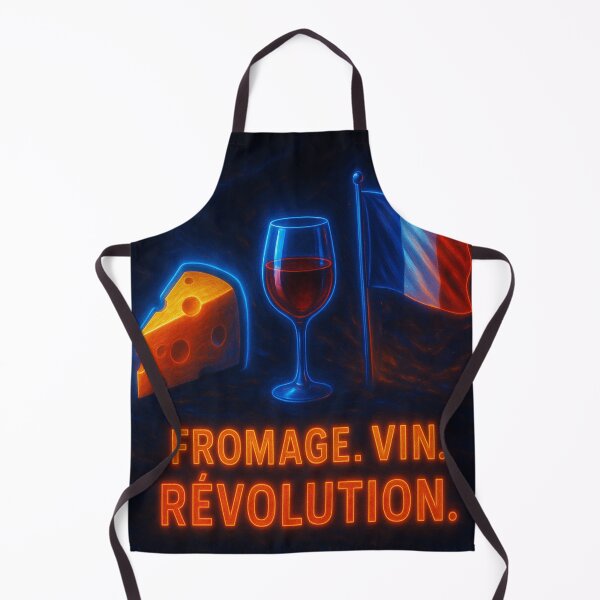 Item preview, Fromage. Vin. Revolution. – French Pride in neon designed and sold by StudioCultura.