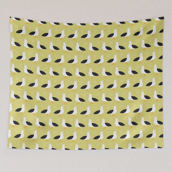 Item preview, Albatrosses on green designed and sold by reneesillus.