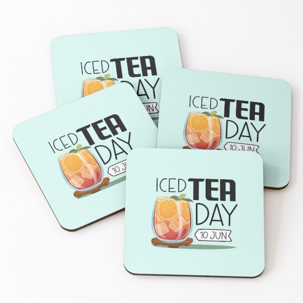 Item preview, 10 June Iced Tea Day - Wacky Holidays designed and sold by ChemicalXShop.