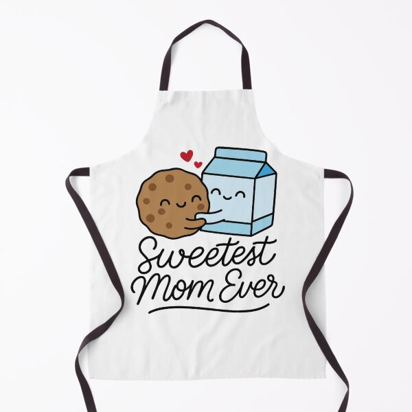 Item preview, Sweetest Mom Ever – Cute Milk and Cookie Hug Kawaii Design designed and sold by GinColorist.