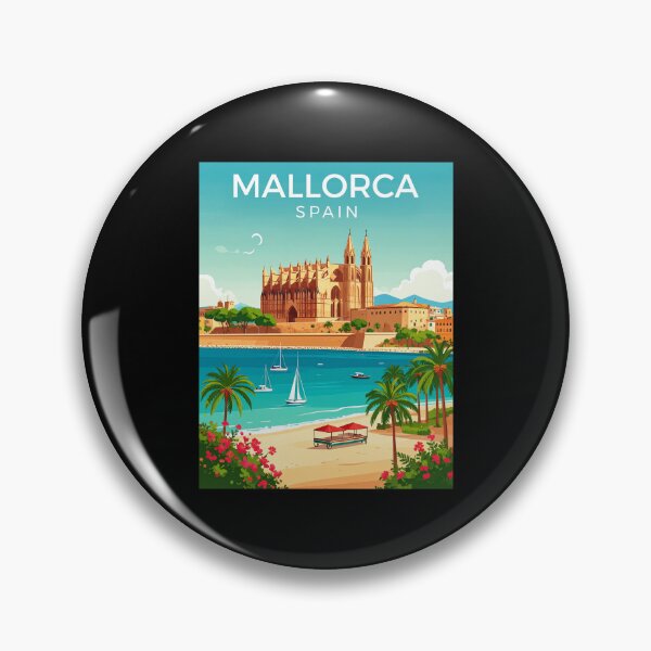 Item preview, Mallorca Spain Travel Sticker designed and sold by TulipaGraphics.