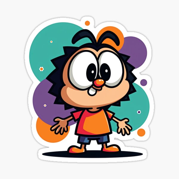 Item preview, 90s Cartoon Network Style Art - Retro Cartoon Print for T-Shirts & Posters designed and sold by momenta.