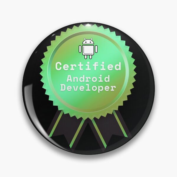 Item preview, Certified Android Developer designed and sold by Redstrawberry13.