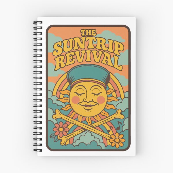 Item preview, The Suntrip Revival – Psychedelic Retro Indie Band Design designed and sold by bilgeoisa.