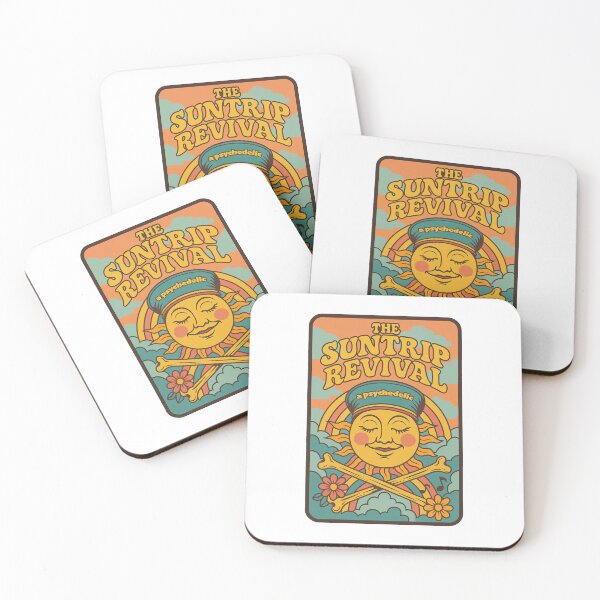 Item preview, Suntrip Revival – Psychedelic Retro Indie Band Design designed and sold by bilgeoisa.