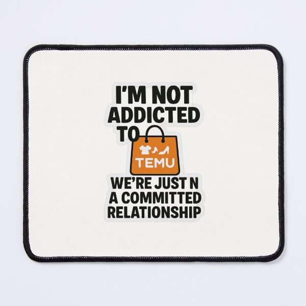 Item preview, Temu Relationship Meme with Orange Shopping Bag designed and sold by Places On Earth.