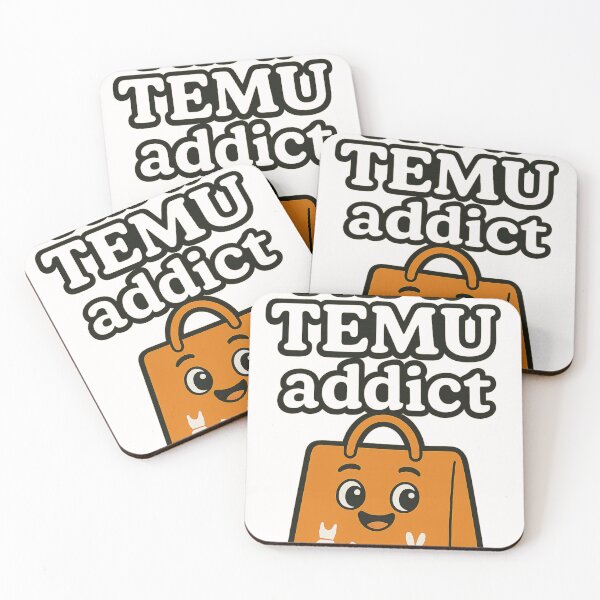 Item preview, I’m a Temu Addict Orange Shopping Bag Meme designed and sold by Places On Earth.