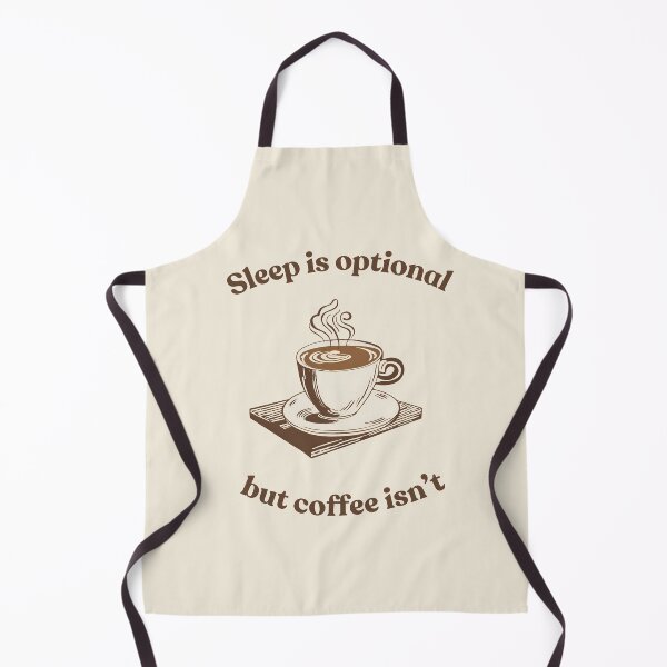 Item preview, Sleep is optional, but coffee isn't - Coffee Lover Graphic designed and sold by DistincTee.