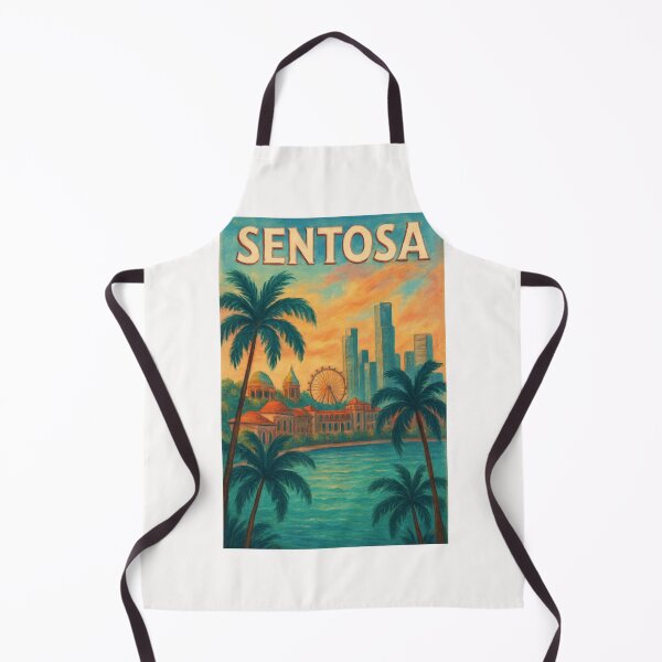 Item preview, Sentosa Singapore View with Singapore Flyer and Colonial Domes designed and sold by Places On Earth.