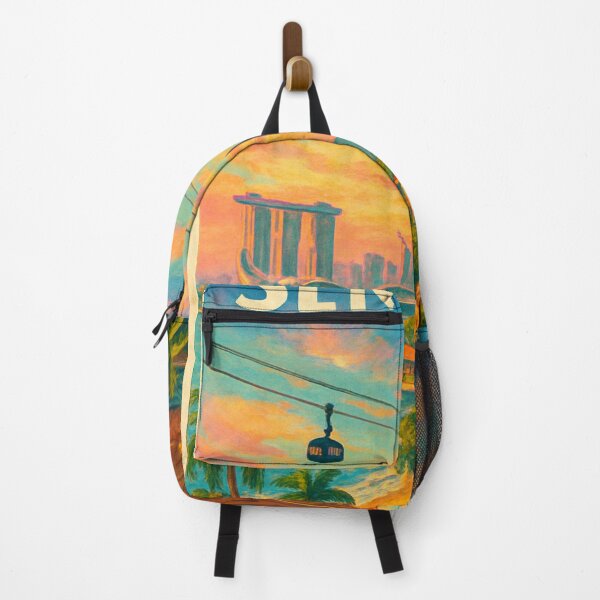Item preview, Sentosa Merlion with Cable Car and Marina Bay Sands View designed and sold by Places On Earth.