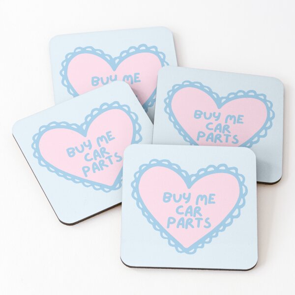 Item preview, Buy Me Car Parts bluepink designed and sold by boostedbutterflies.