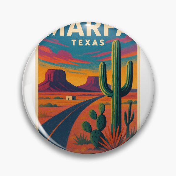 Item preview, Marfa Texas Highway with Mountains and Sunset Sky designed and sold by Places On Earth.