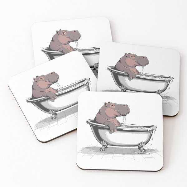 Item preview, Hippo Bath designed and sold by Angry Swan Designs.