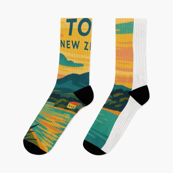 Item preview, Coromandel Town New Zealand Sunset with Church and Bay designed and sold by Places On Earth.