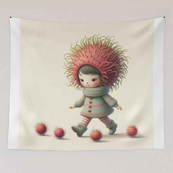 Item preview, Rambutan Girl designed and sold by Beyondnote-Art.