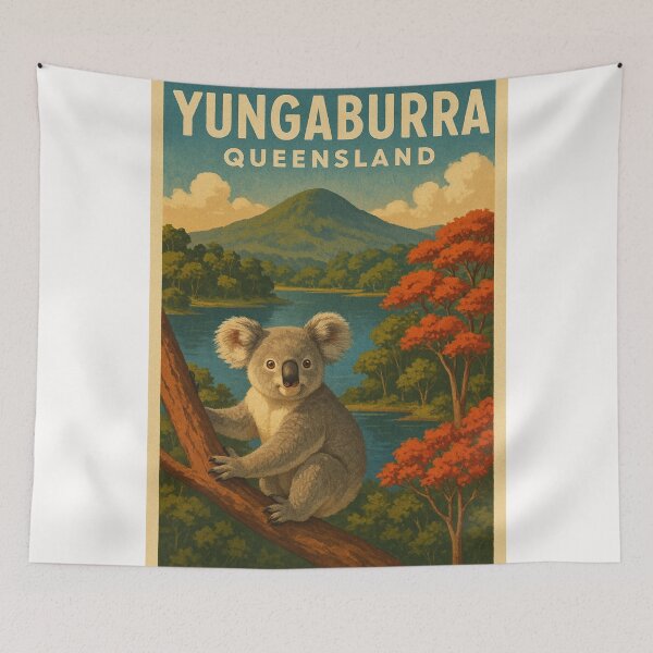 Item preview, Koala in Yungaburra Queensland Near Lake Eacham designed and sold by Places On Earth.