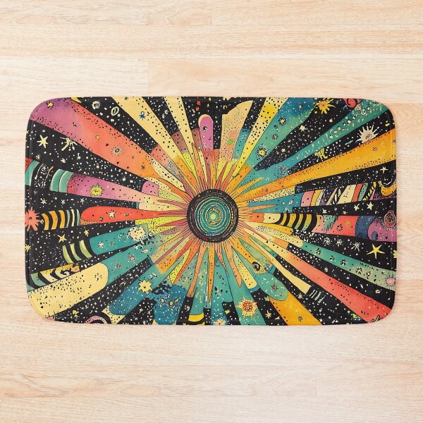 Item preview, Psychedelic Art: Vibrant Cosmic Kaleidoscope designed and sold by bapupa.